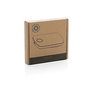 Powerbanka 5000mAh s magnetem a bezdrátovým nabíjením, bílá