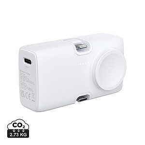 Powerbanka Urban Vitamin 20W PD z RCS plastu, bílá