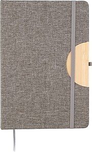 Poznámkový blok A5, šedá