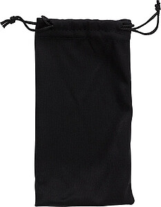 PREOS Černé sluneční brýle s bambusovými nožičkami a barevnými skly, stříbrná