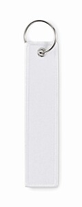 Přívěsek na klíče, bílá