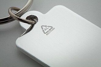 Přívěšek na klíče se žetonem do košíku, stříbrná