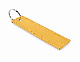 Přívěsek na klíče, žlutá - klíčenky s potiskem