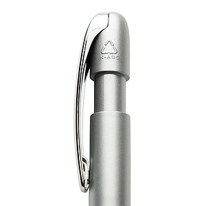 Propiska s kovovou sponou z GRS R-ABS, šedá