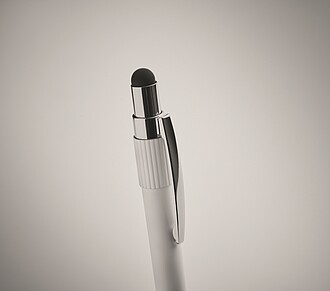 Propiska, stylus a spinner, bílá