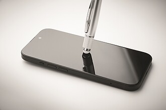 Propiska, stylus a spinner, bílá