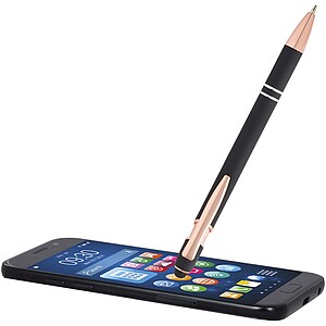 Propiska v barvě růžového zlata, černá