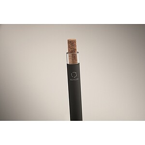 Propiska z recyklovaného hliníku, černá