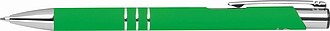 Propiska z recyklovaného hliníku s modrou náplní, zelená
