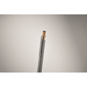 Propiska z recyklovaného hliníku, stříbrná