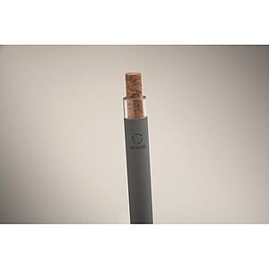 Propiska z recyklovaného hliníku, tmavě šedá