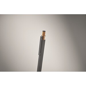 Propiska z recyklovaného hliníku, tmavě šedá