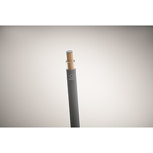 Propiska z recyklovaného hliníku, tmavě šedá