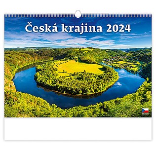 Putování po Česku 2025, nástěnný kalendář, prodloužená záda - reklamní kalendáře