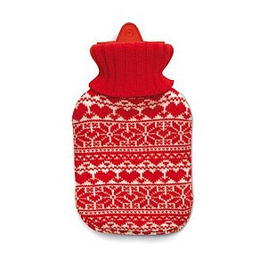 RAMRET Hřejivý termofor s vločkou, červená - vánoční reklamní předměty