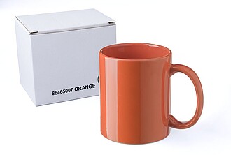 RANSO Keramický hrnek, 300 ml, oranžová