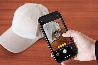 Recyklovaná kšiltovka, béžová