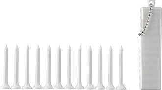 Recyklovaný ABS golfový set, bílá