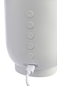 Recyklovaný ABS reproduktor, bílá