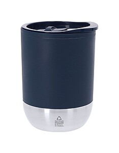 Recyklovaný termohrnek, 290 ml, námořní modrá