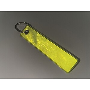 Reflexní přívěsek z PVC, neonově žlutá
