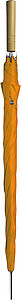 RENOIR Automatický deštník, oranžový, rozměry 103 x 83 cm