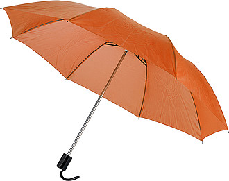 REPOST Skládací deštník v nylonovém obalu, černá