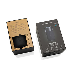 Reproduktor 10W s 15W nabíječkou Urban Vitamin Anaheim RCS, černá