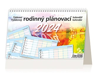 Rodinný plánovací kalendář 2026, stolní kalendář - reklamní kalendáře