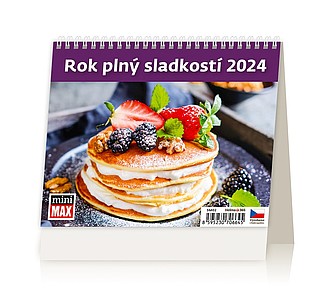 Rok plný sladkostí 2026, stolní kalendář - reklamní kalendáře