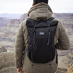 Rolovací batoh Brandcharger, černá