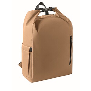 Rolovací batoh na notebook, khaki - batoh s potiskem