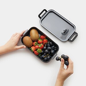 ROSILA Krabička na oběd, objem 900 ml, černá