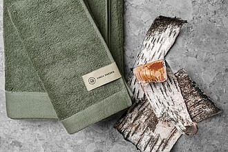 Ručník, 90x150cm, zelený