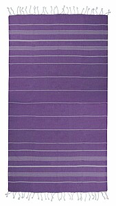 Ručník HAMAM 100x180 cm gr/m2, fialová