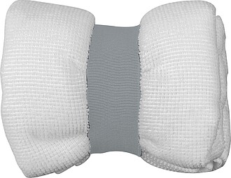 Ručník z mikrovlákna s elastickým páskem, bílá