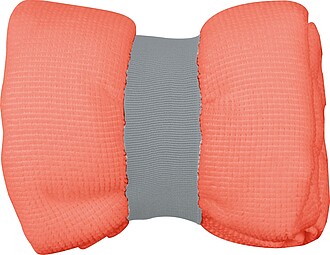 Ručník z mikrovlákna s elastickým páskem, červená