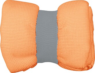 Ručník z mikrovlákna s elastickým páskem, oranžová