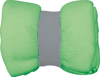 Ručník z mikrovlákna s elastickým páskem, zelená