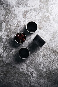 Sada 4 malých mističek, černá