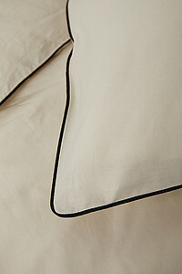 Sada 4ks povlečení VINGA z organické bavlny, béžová