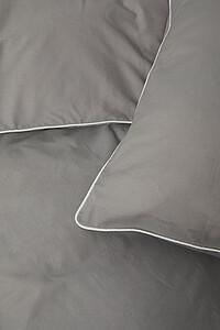 Sada 4ks povlečení VINGA z organické bavlny, šedá