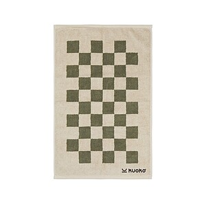 Sada 4ks ručníků z OCS organické bavlny, zelená/béžová