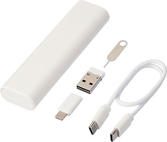 Sada ABS kabelů a konektorů, bílá