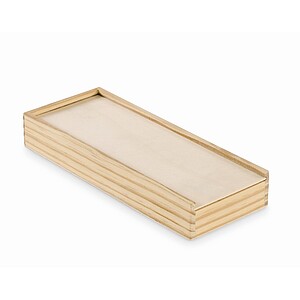 Sada domina a karet, hnědá