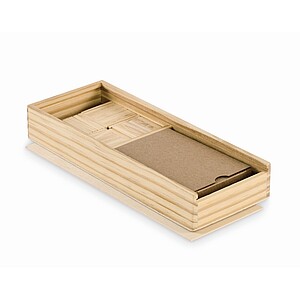 Sada domina a karet, hnědá