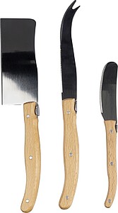 Sada na krájení sýrů, hnědá