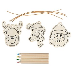 Sada na malování vánočních ozdob - ekologické reklamní předměty