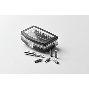 Sada šroubováků a bitů, 32ks, černá