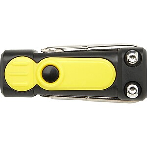 Sada šroubováku se světlem, černo žlutá